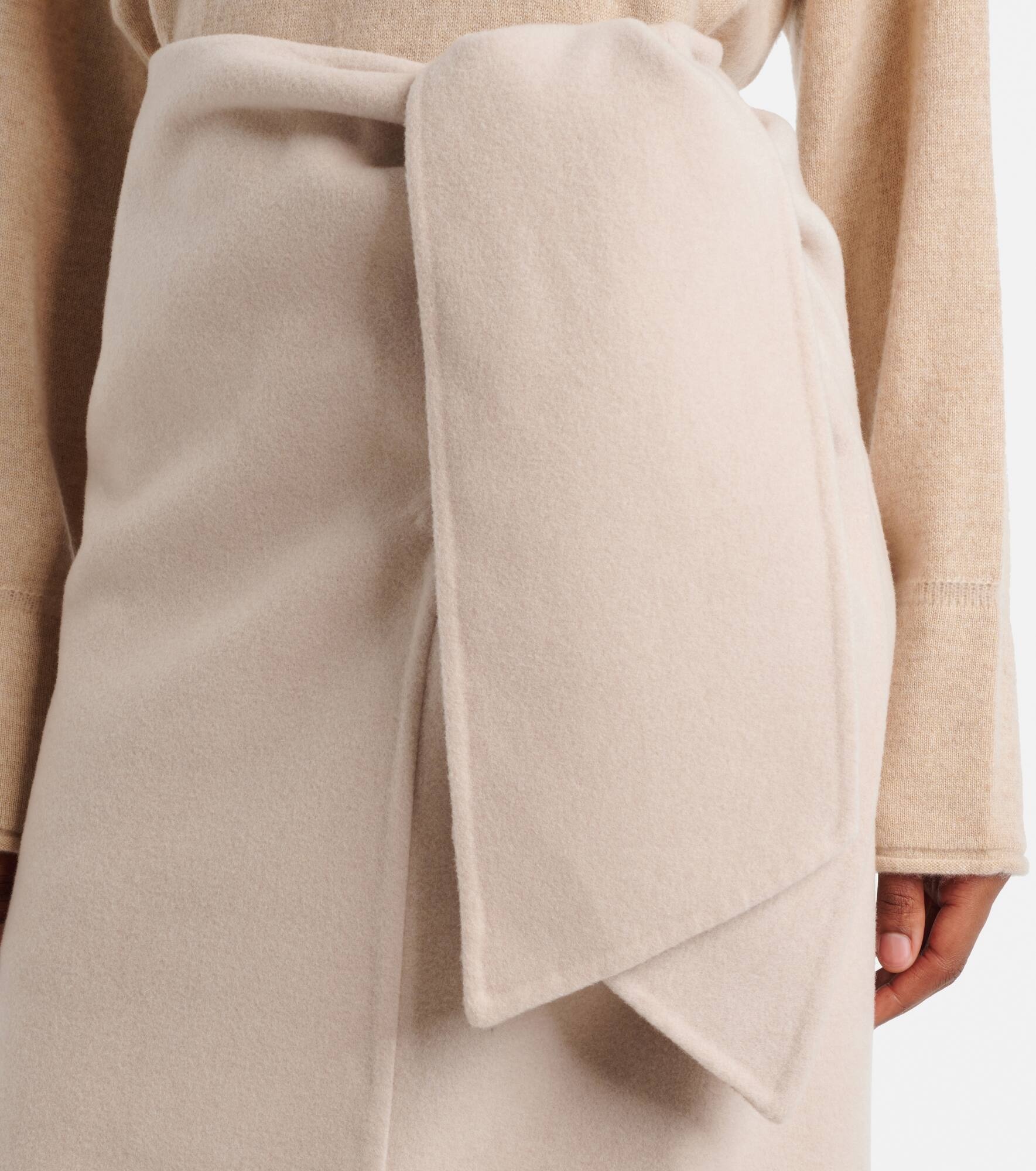 Zuppa wool and cashmere wrap skirt - 4