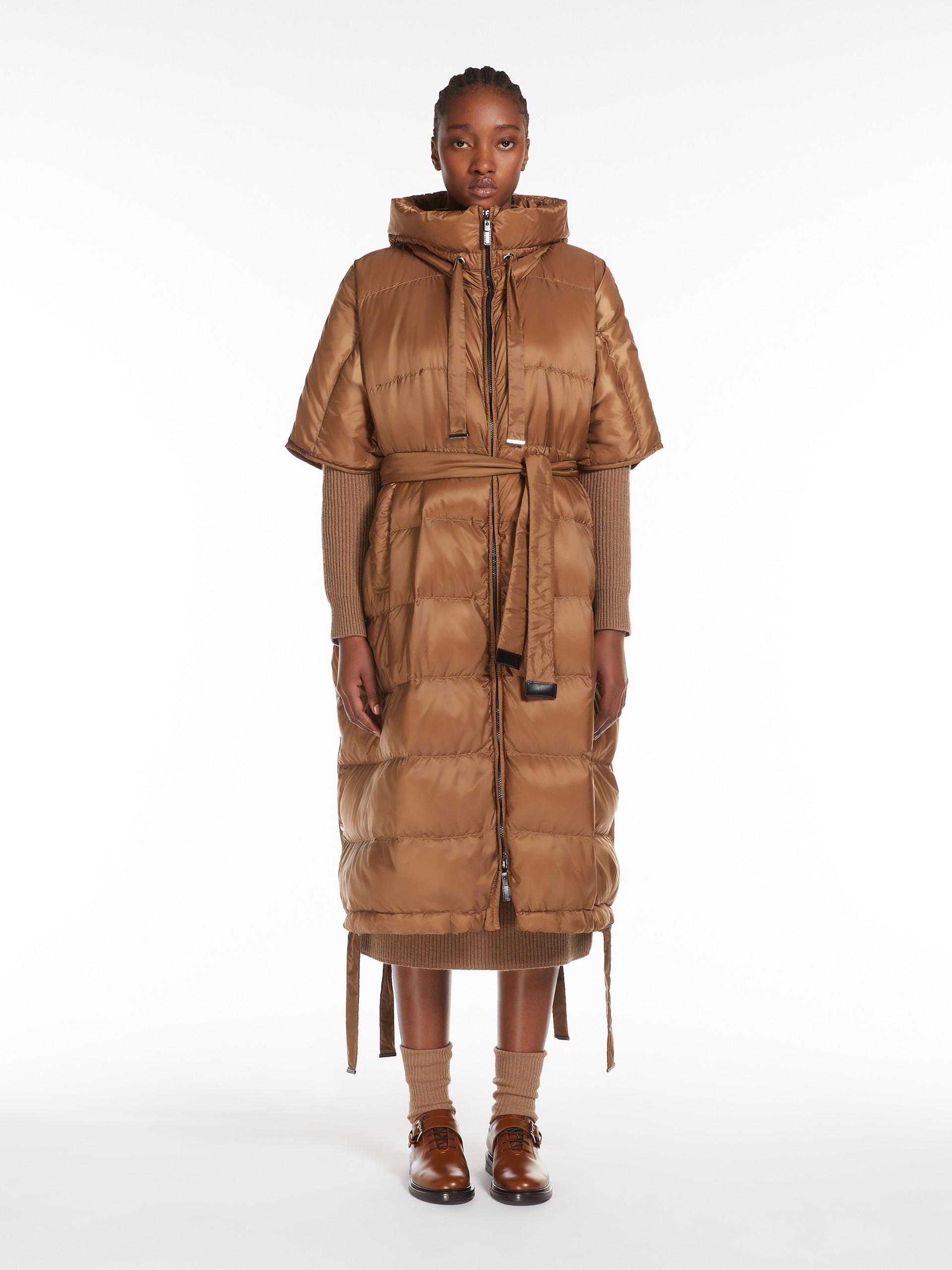 SEICA Long cape in water-repellent canvas - 5