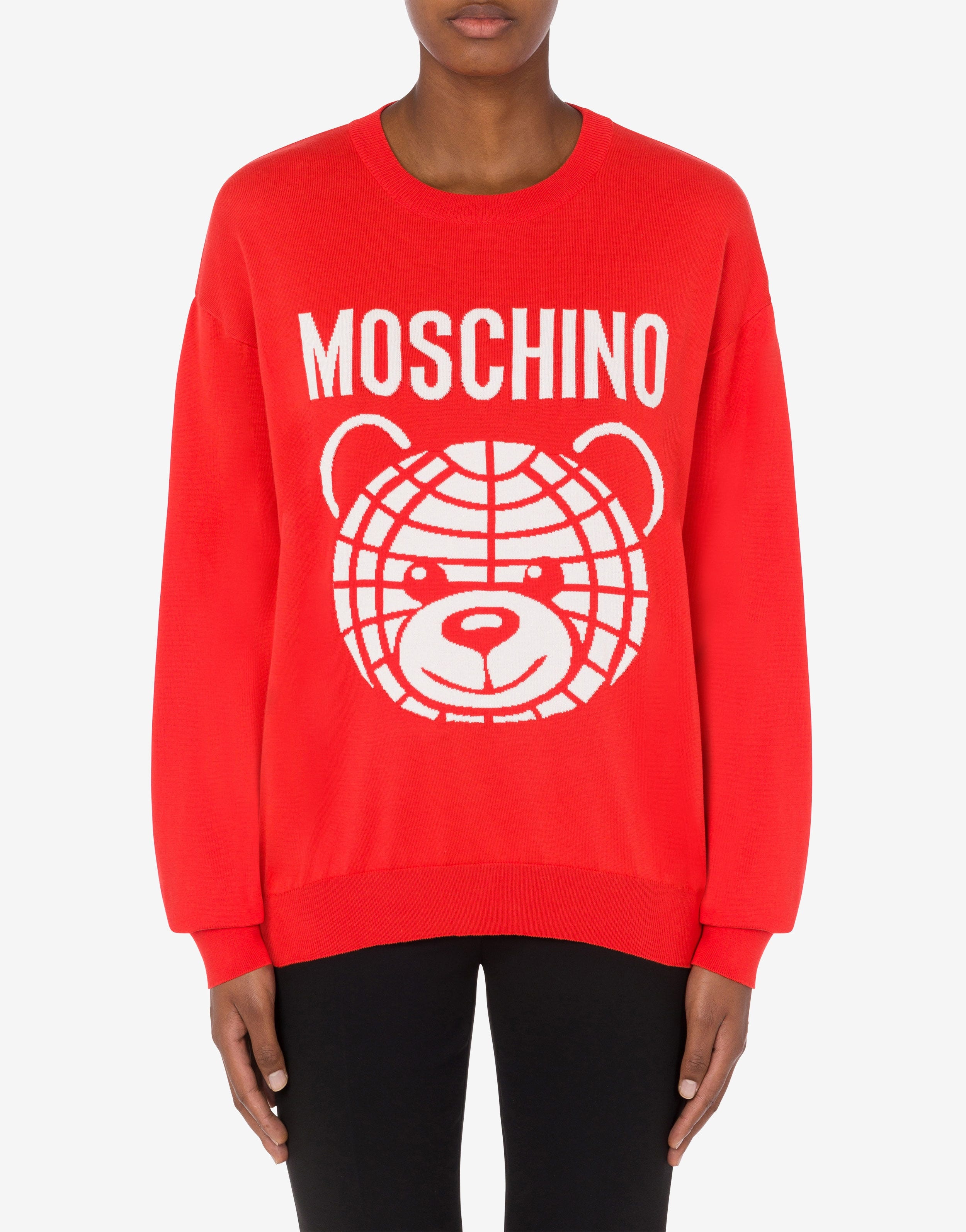 WOOL MOSCHINO TEDDY BEAR PULLOVER - 2