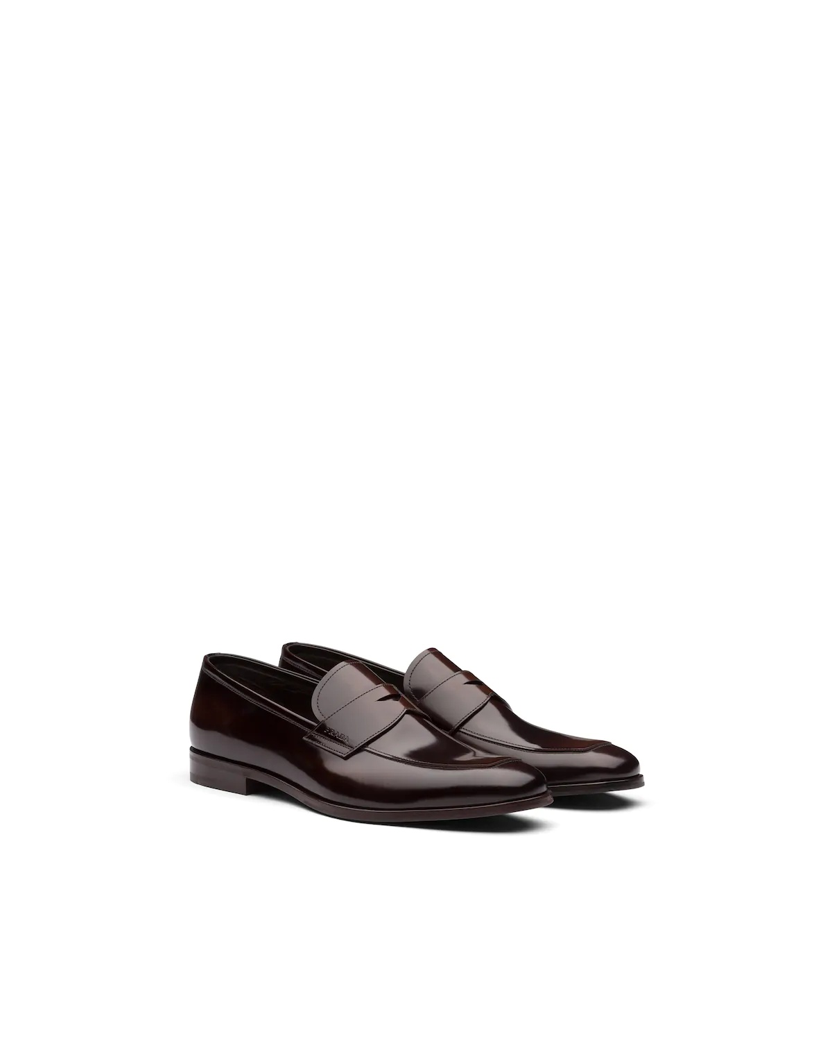 Brushed leather loafers - 1