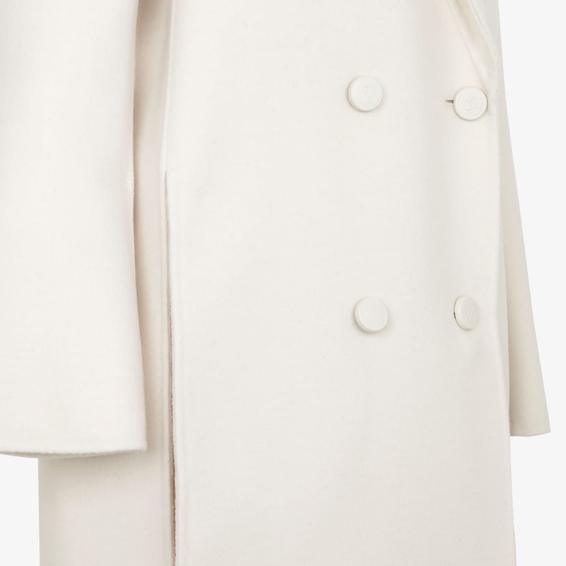 White wool coat - 3