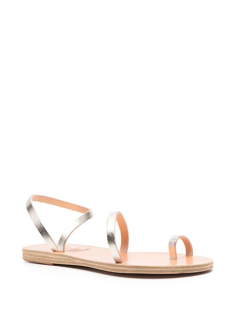 ANCIENT GREEK SANDALS Apli Eleftheria metallic-effect sandals outlook