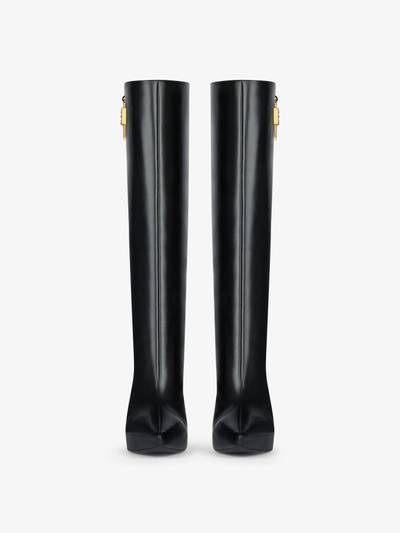 Givenchy G-LOCK BOOTS IN LEATHER outlook