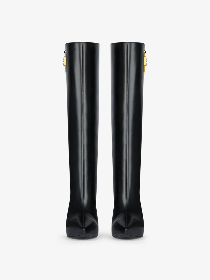 Givenchy G-LOCK BOOTS IN LEATHER outlook