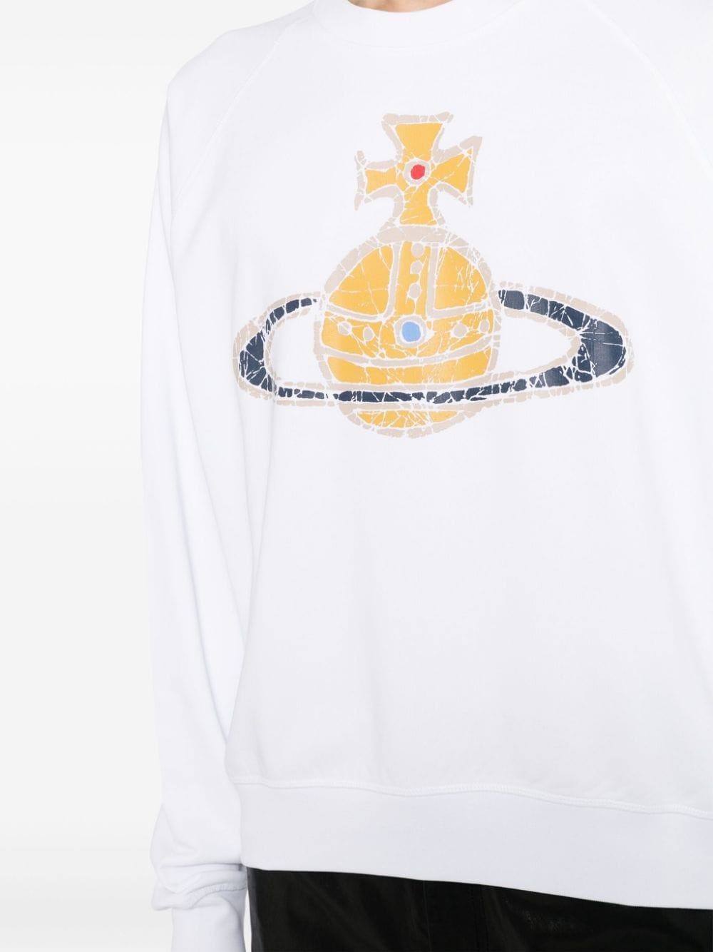 Orb-print cotton sweatshirt - 5