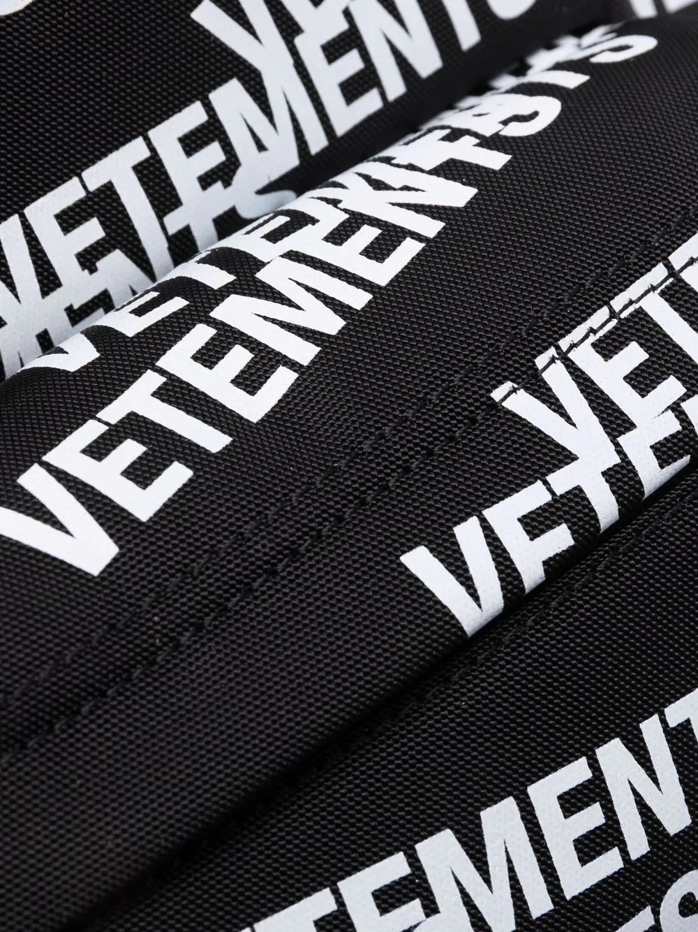 logo-print backpack - 4