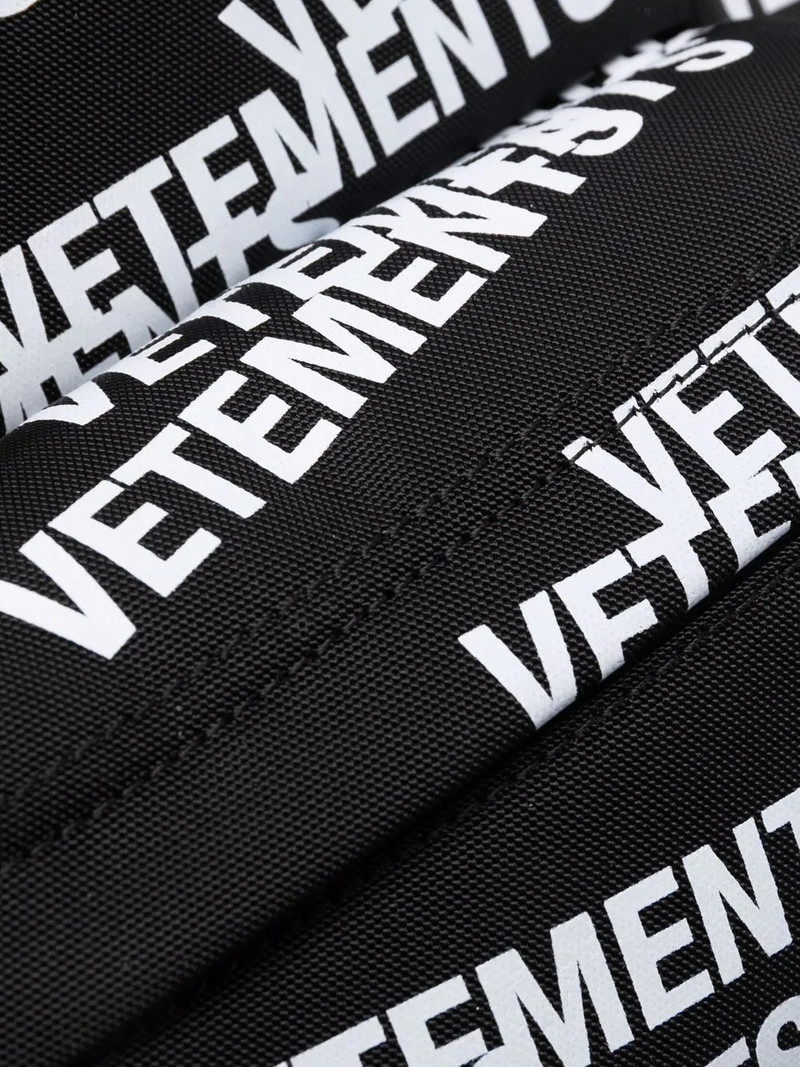 logo-print backpack 4