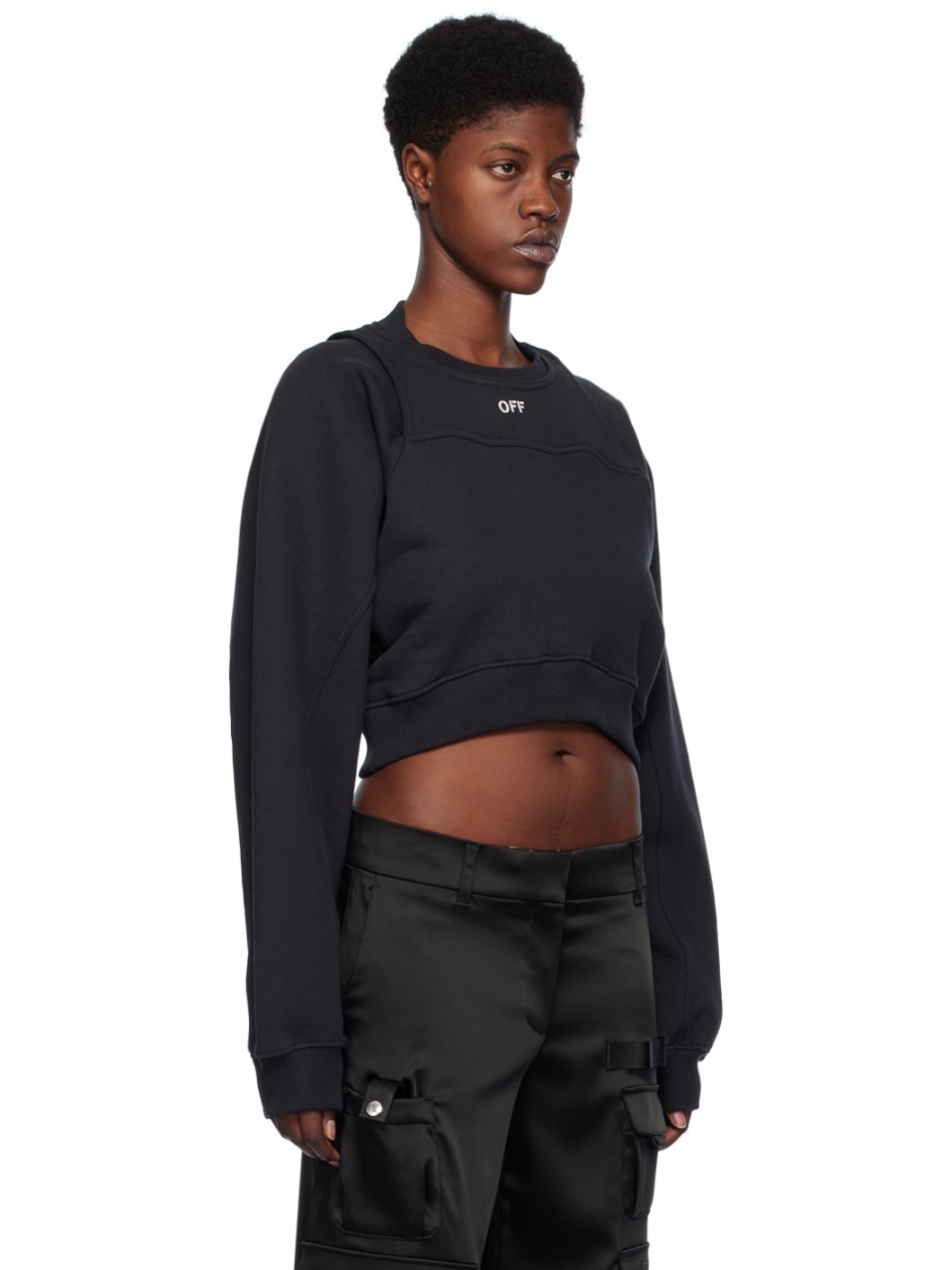 Black 'Off' Stamp Sweatshirt - 2