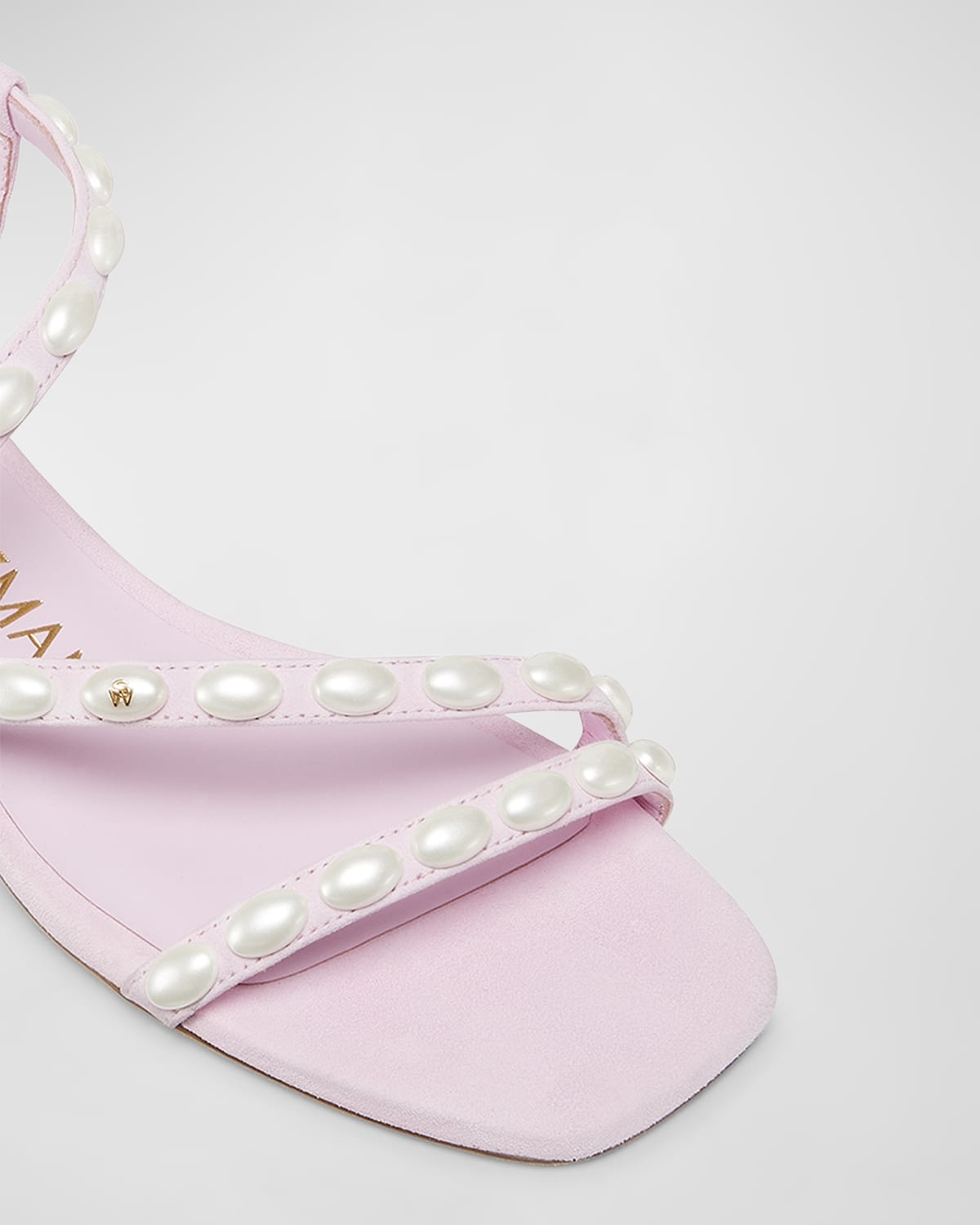 Pearlita Studded Ankle-Strap Sandals - 5