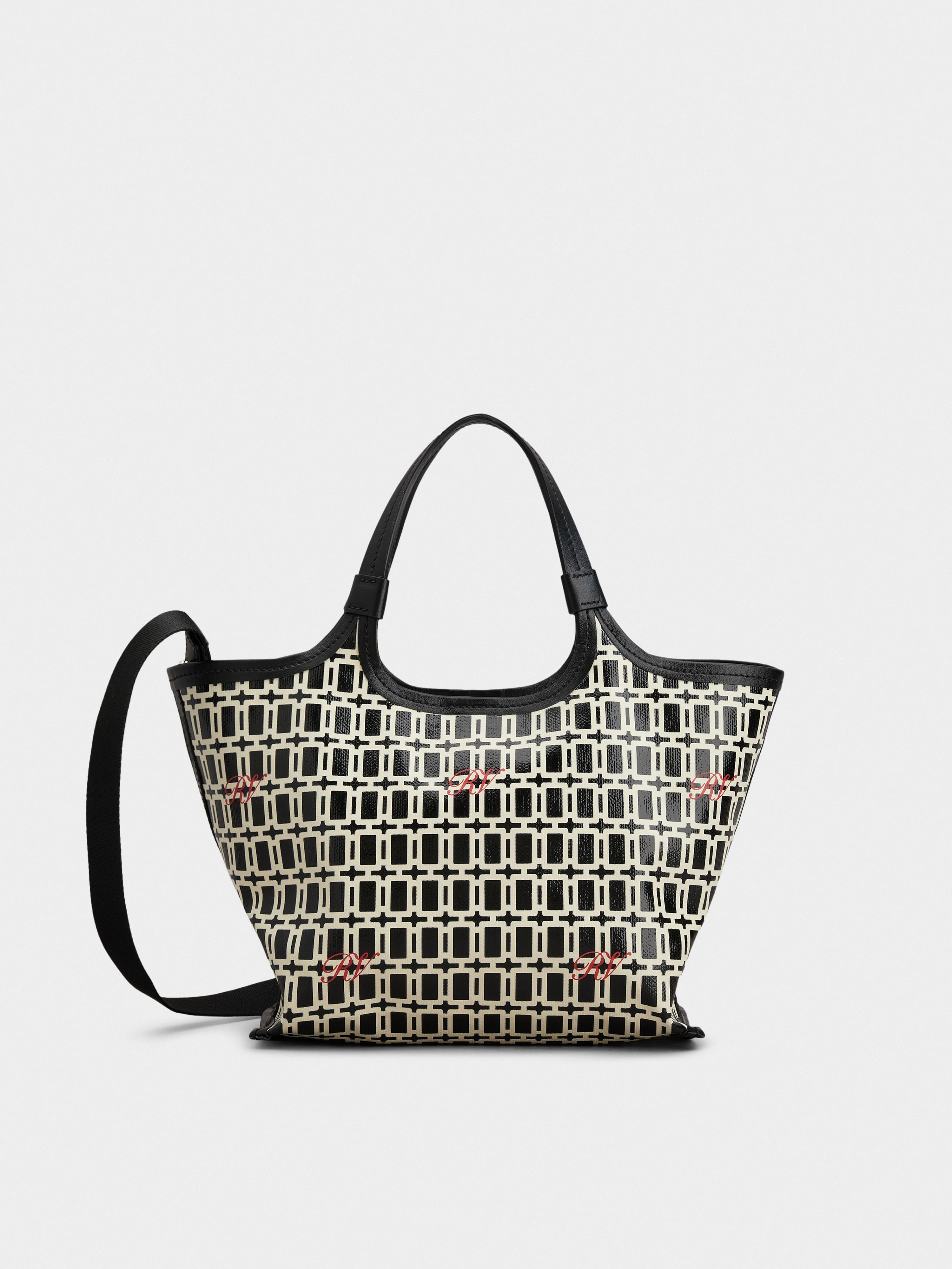 Grand Vivier Mini Shopping Bag in fabric - 1