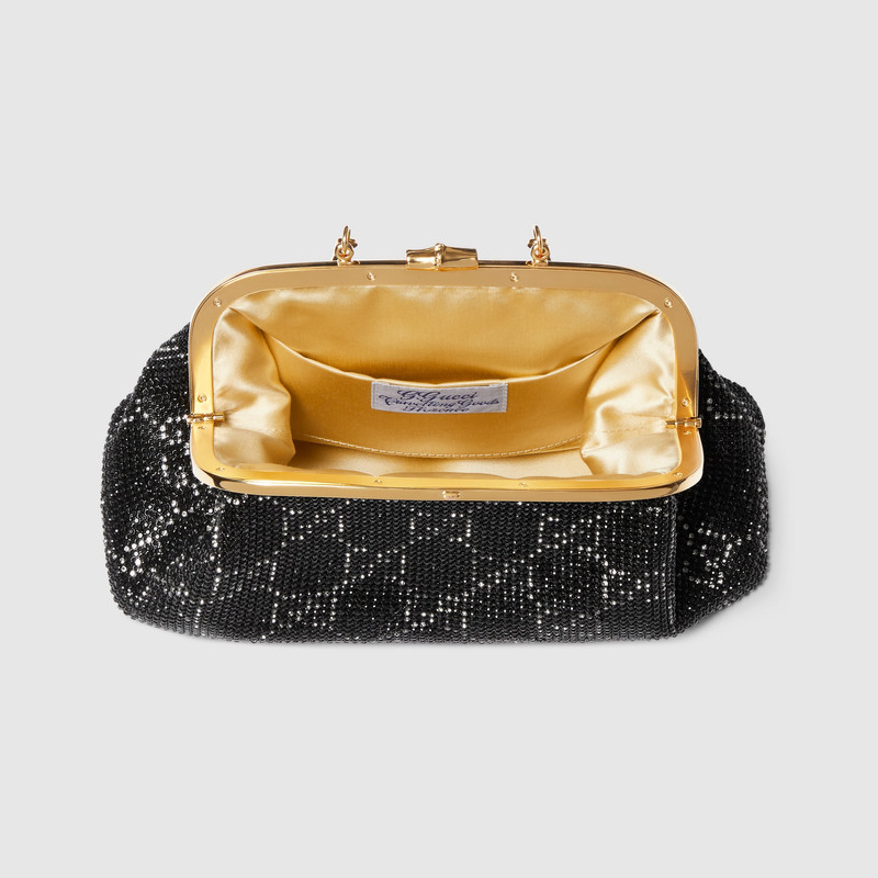 Crystal medium evening top handle bag 8