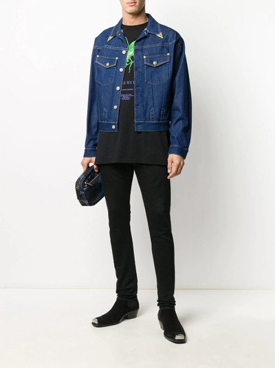 VERSACE JEANS COUTURE cropped denim jacket outlook