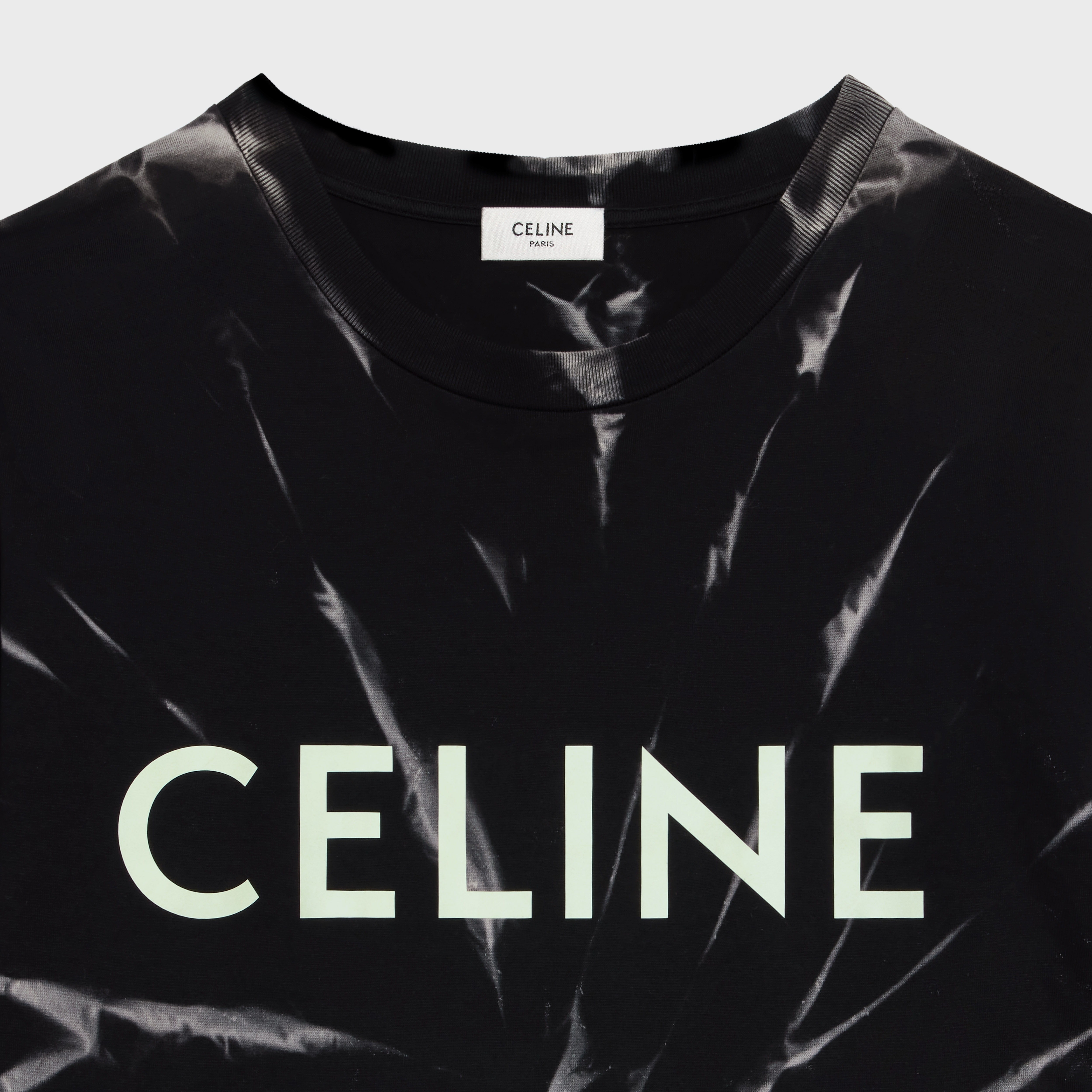 CELINE LOOSE T-SHIRT IN COTTON JERSEY - 3