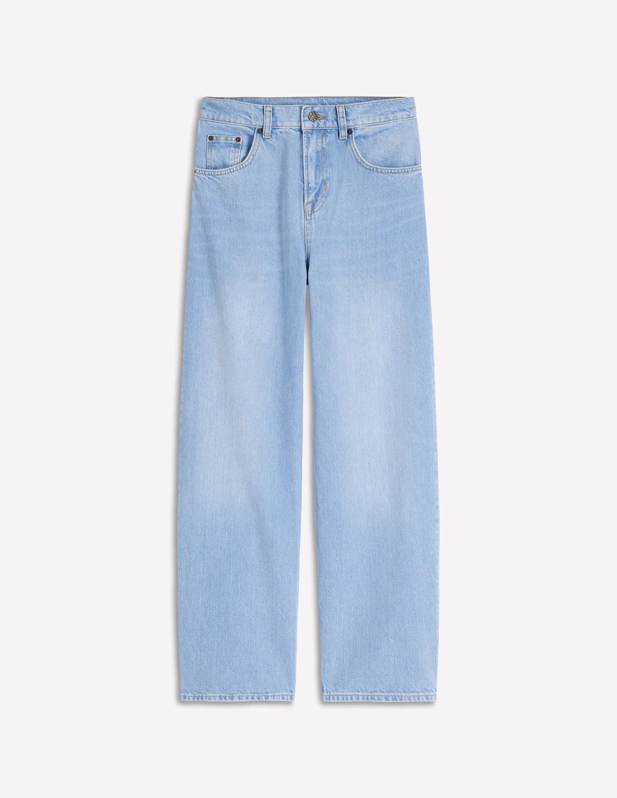 Mid Rise Relaxed Leg Jeans-Authentic Vintage - 1