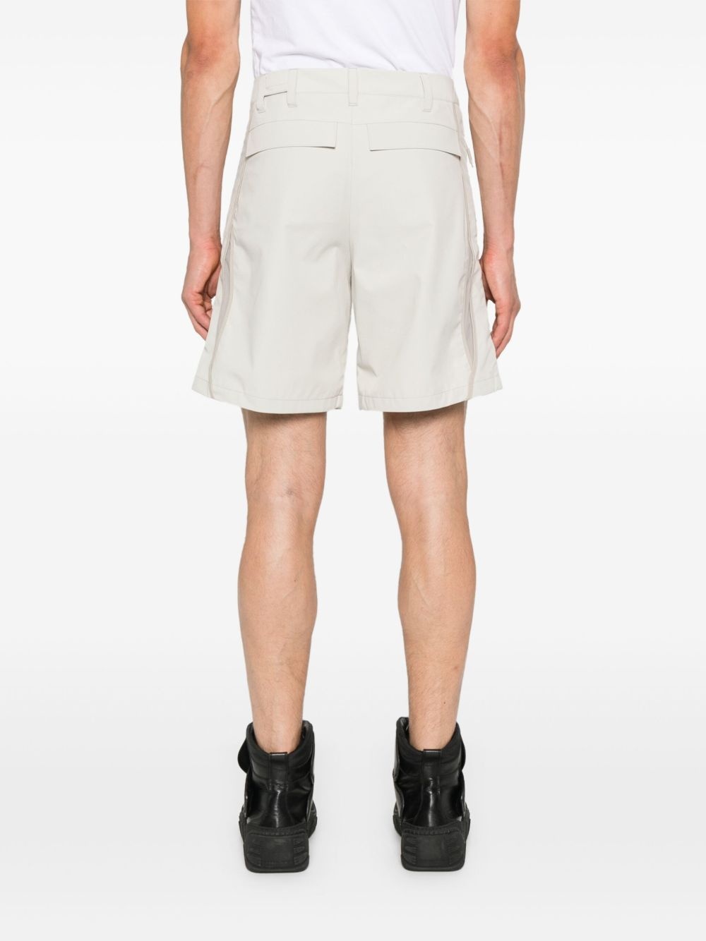 panelled mesh insert shorts - 4