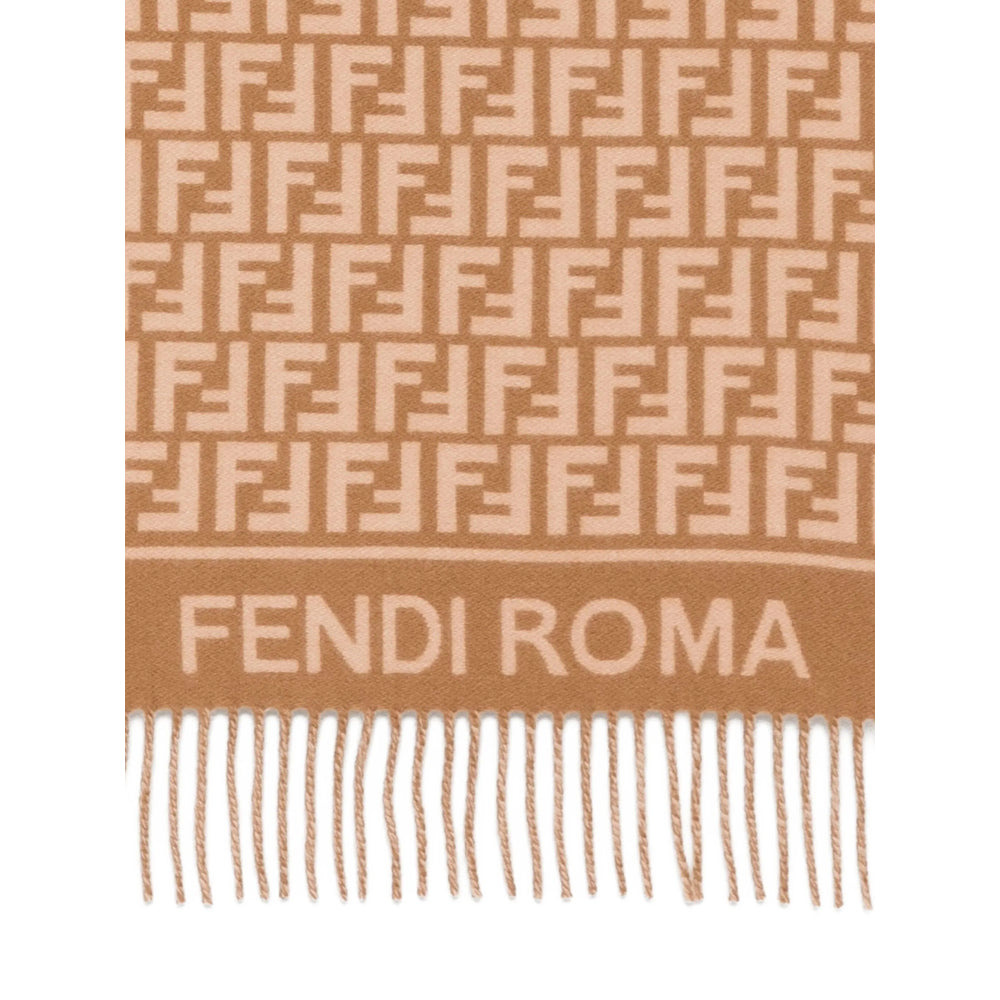 Fendi Brown Scarves Women - 2