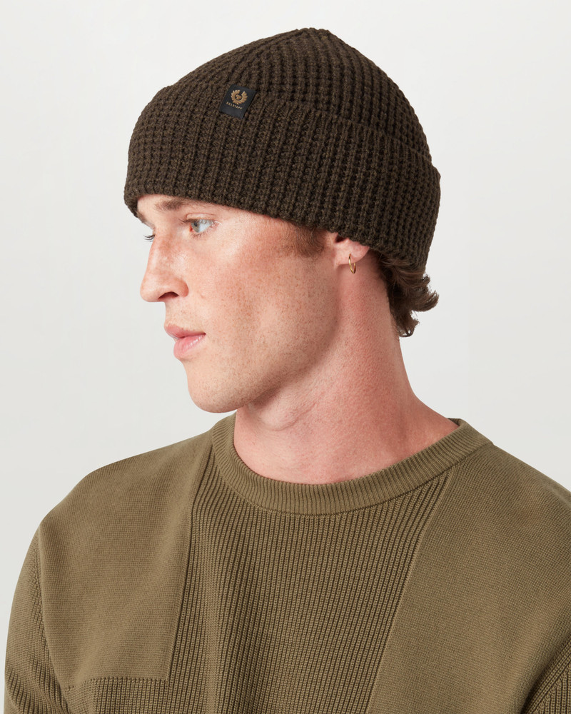 Belstaff TUCK RIB BEANIE HAT outlook