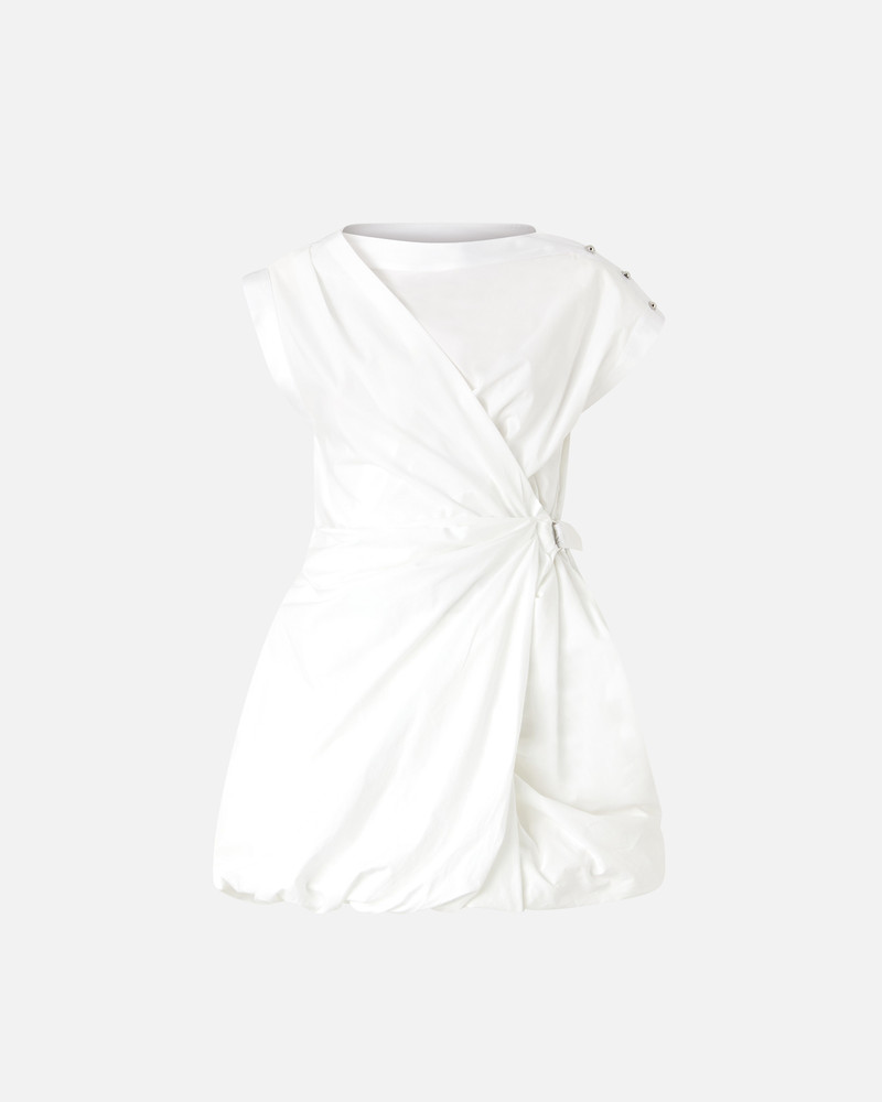 SHORT SHIRT DRESS WITH CRISSCROSS 1