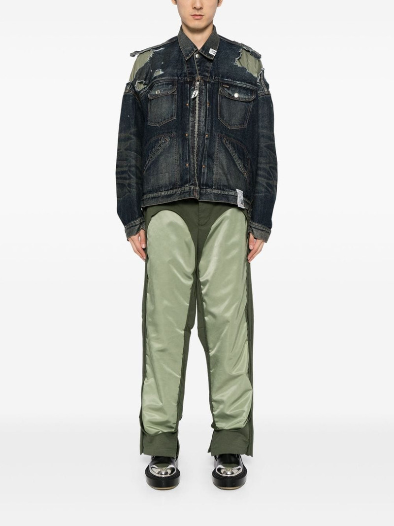 Maison MIHARAYASUHIRO layered denim jacket outlook