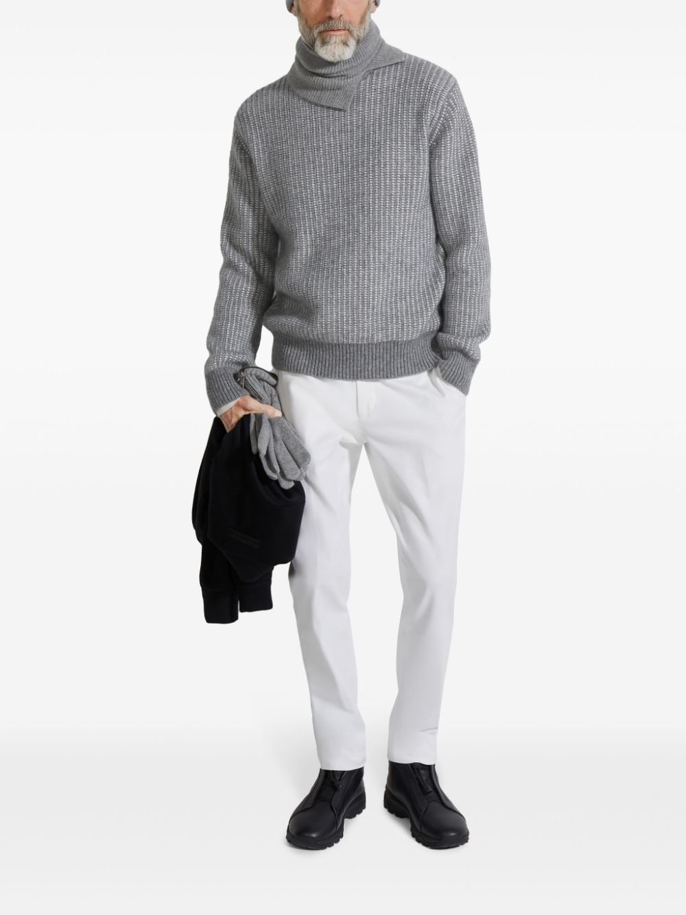 two-tone jumper - 2