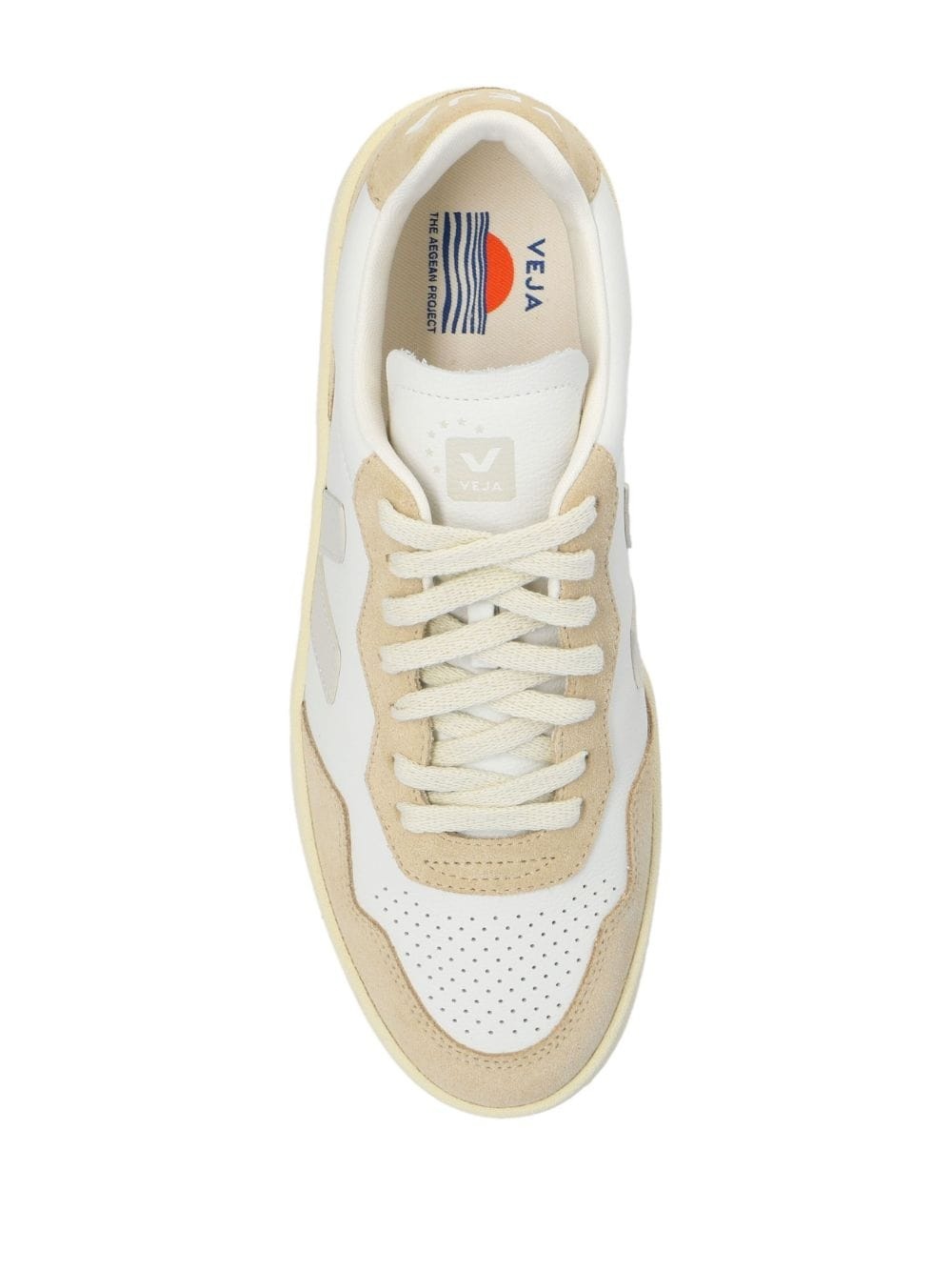V-90 leather sneakers - 4