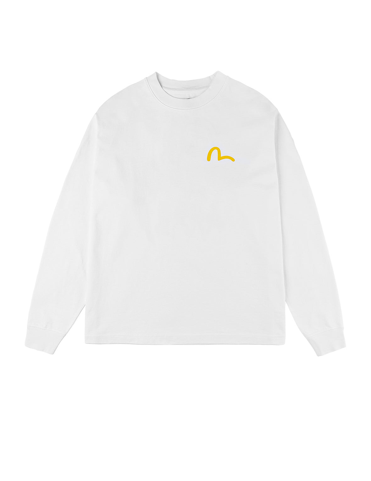 Seagull and Rubber Legs Print Relax Fit Long-sleeve T-shirt - 2