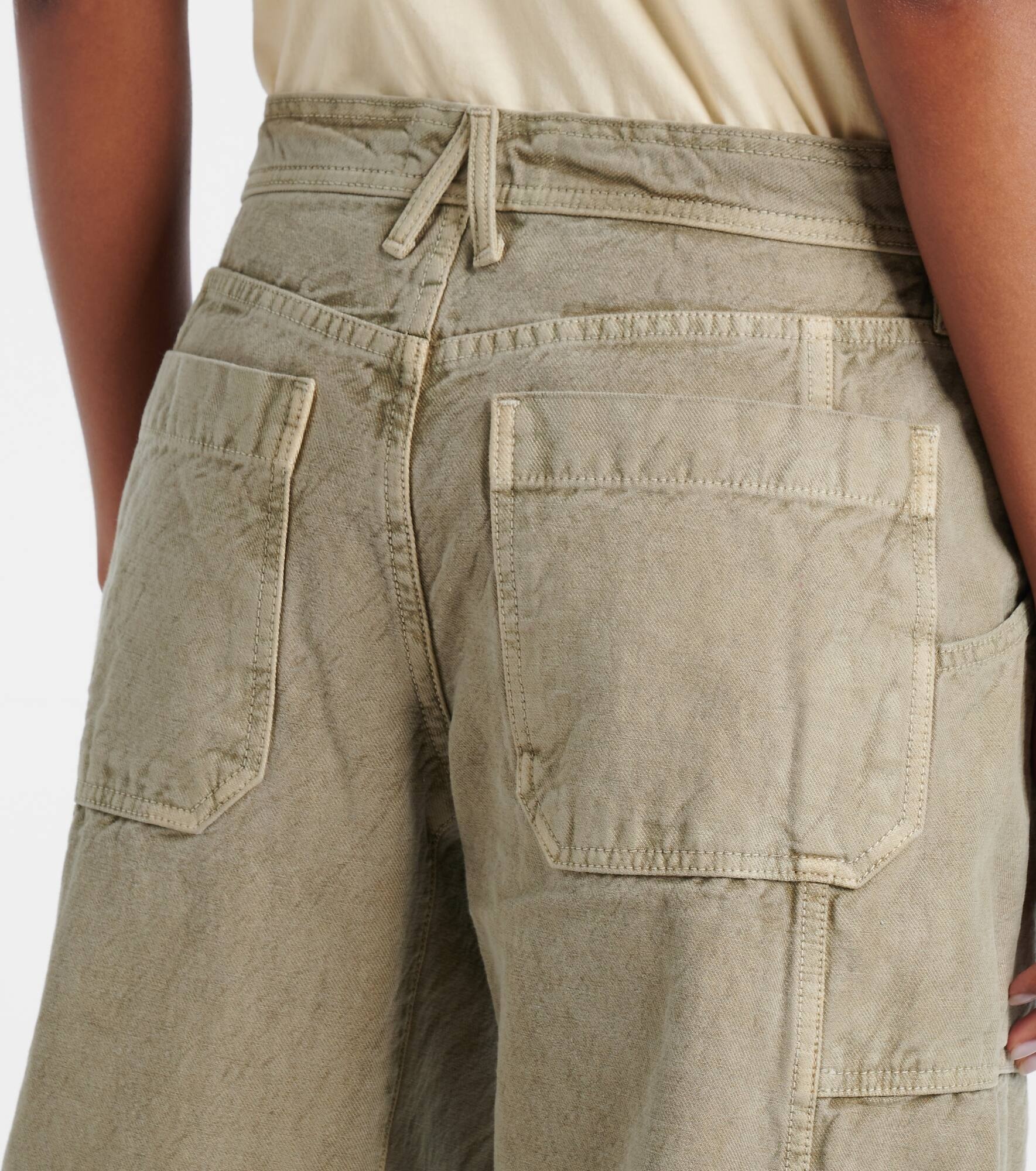 Rookie cotton barrel-leg cargo pants - 6