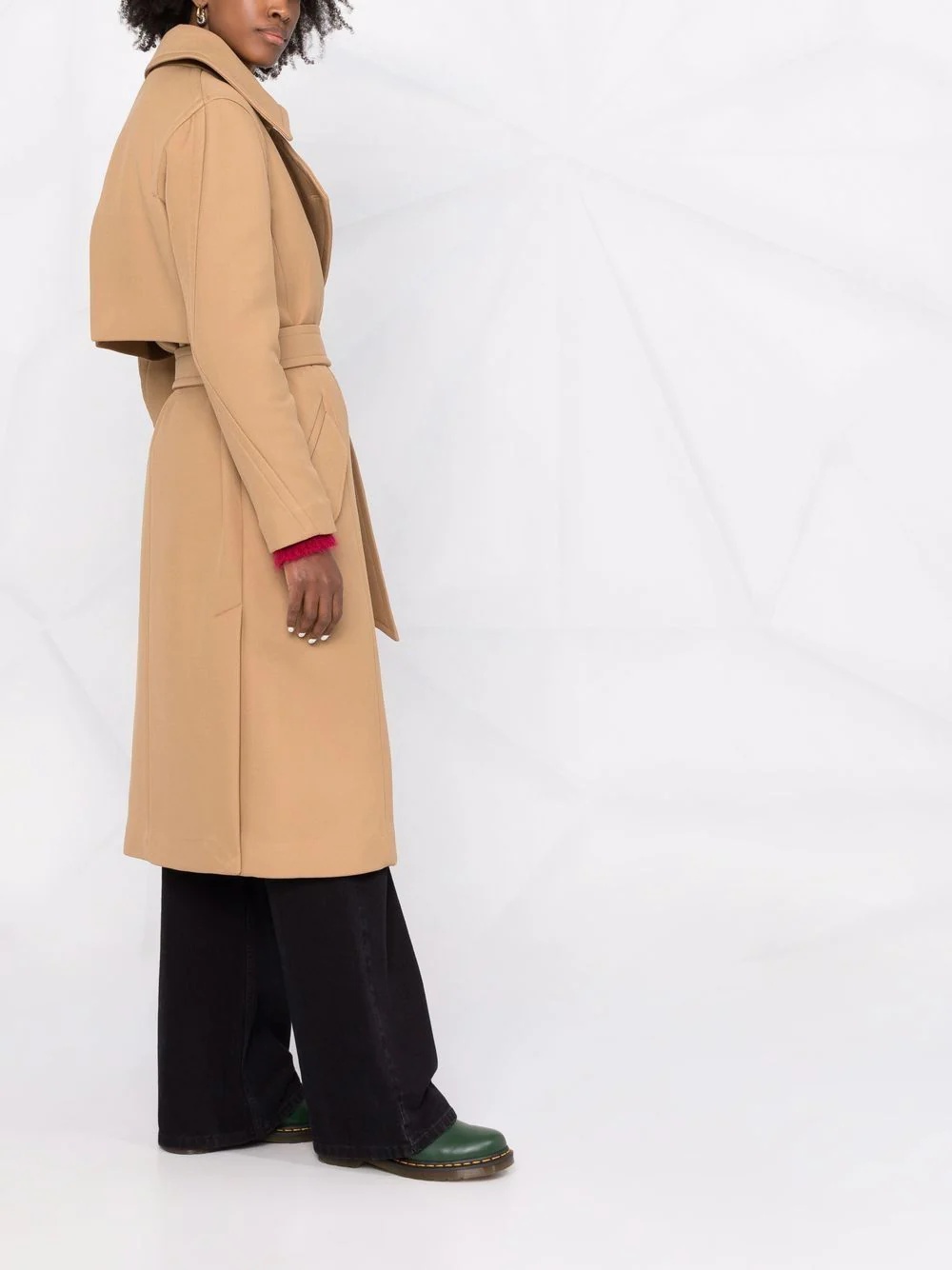 Amber belted trench coat - 6