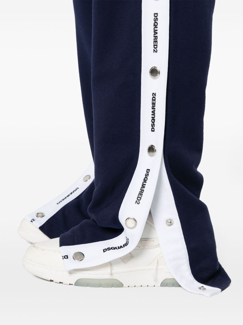Burbs logo-tape track pants - 5