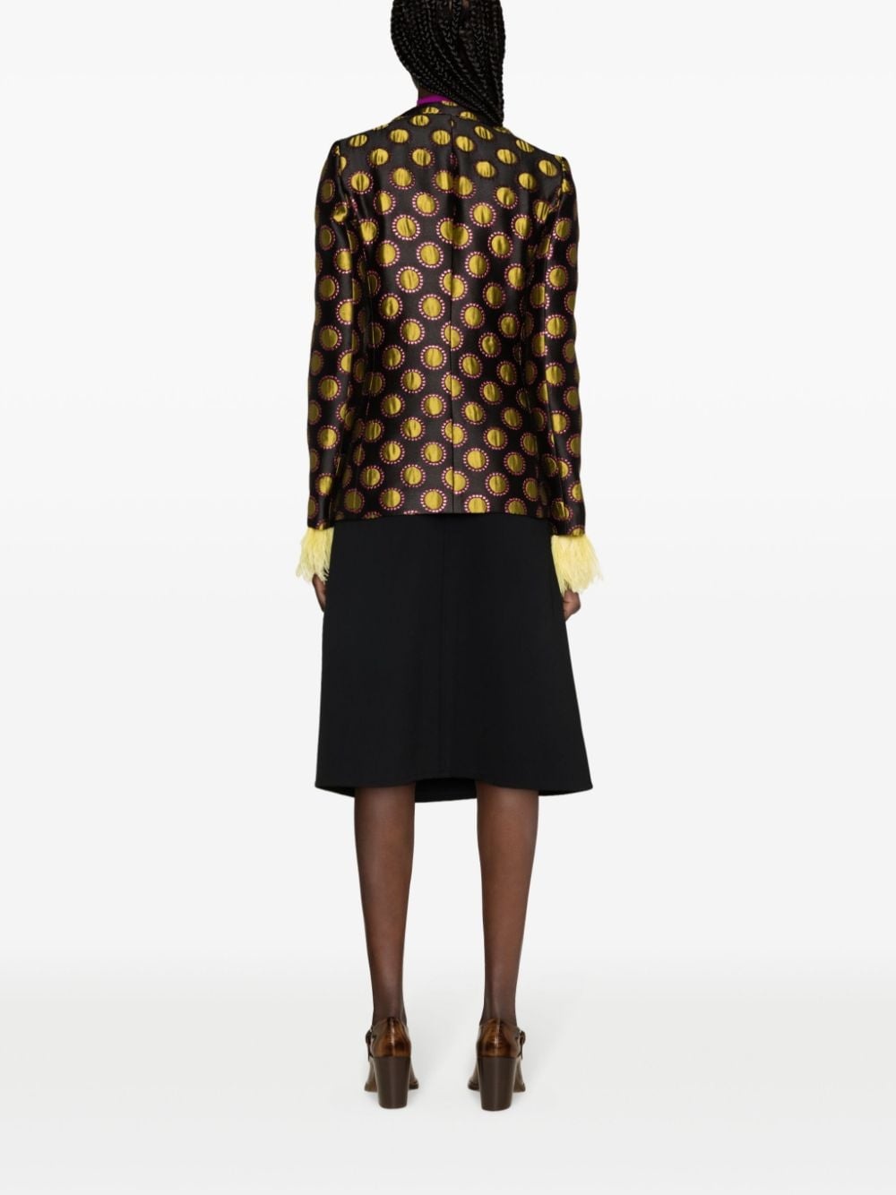 24/7 patterned-jacquard jacket - 4
