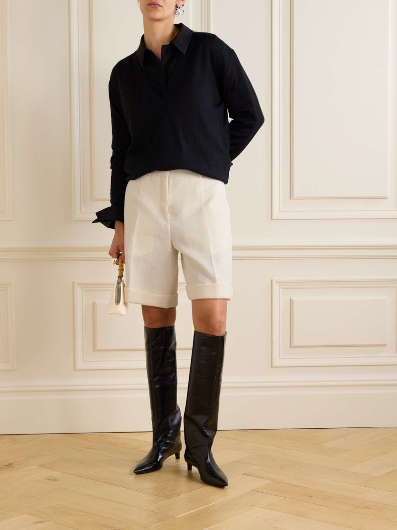 Jil Sander Linen shorts outlook