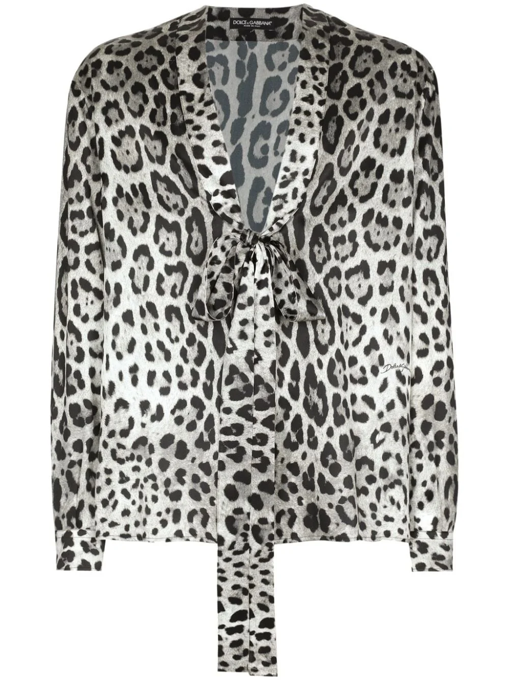 leopard-print shirt - 1