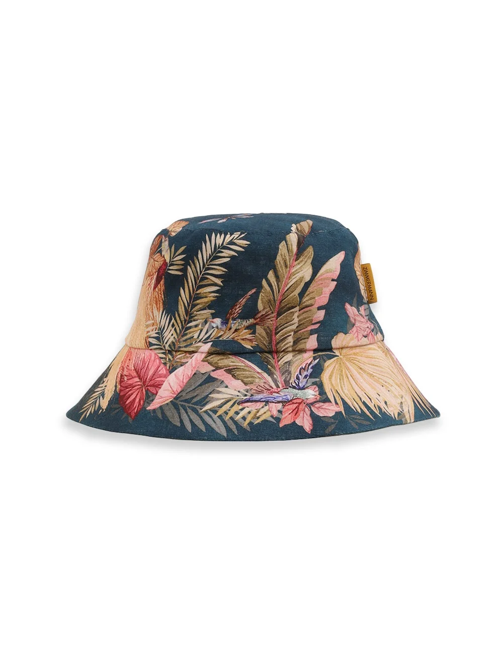 PRINTED CANVAS BUCKET HAT - 1