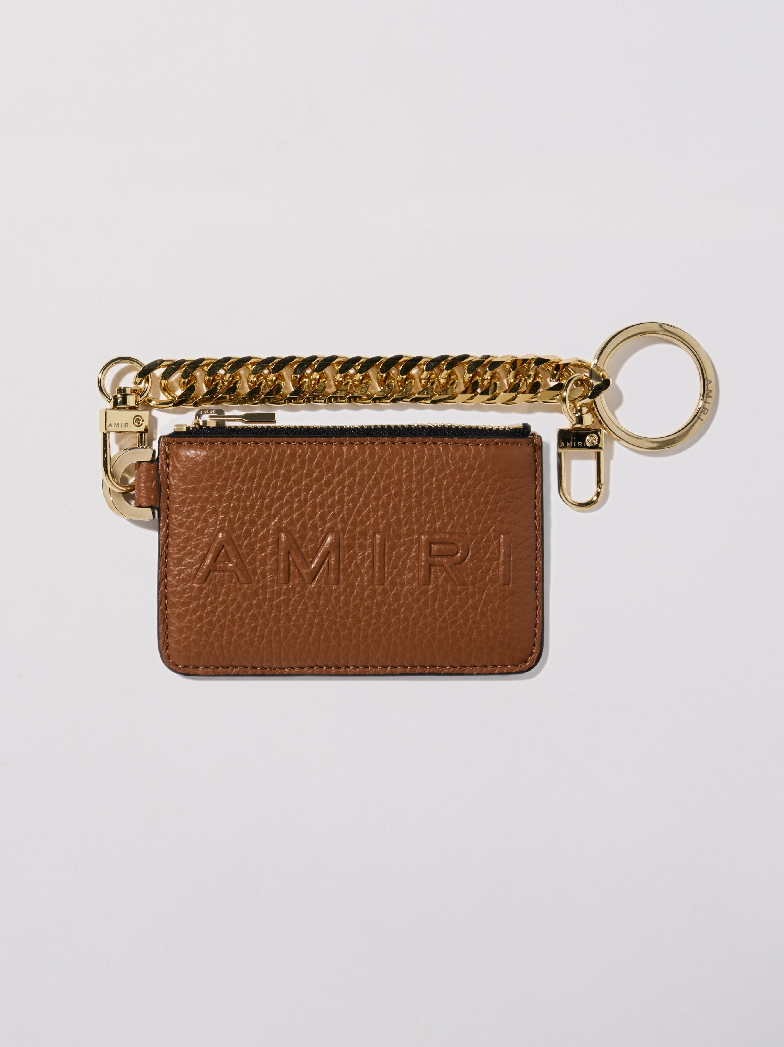 PEBBLED LOGO CHAIN WALLET - 1