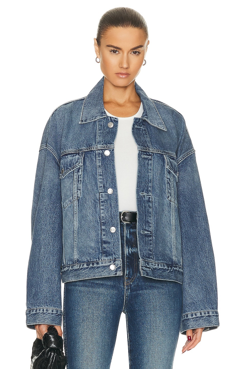 Christi Oversized Denim Jacket - 1