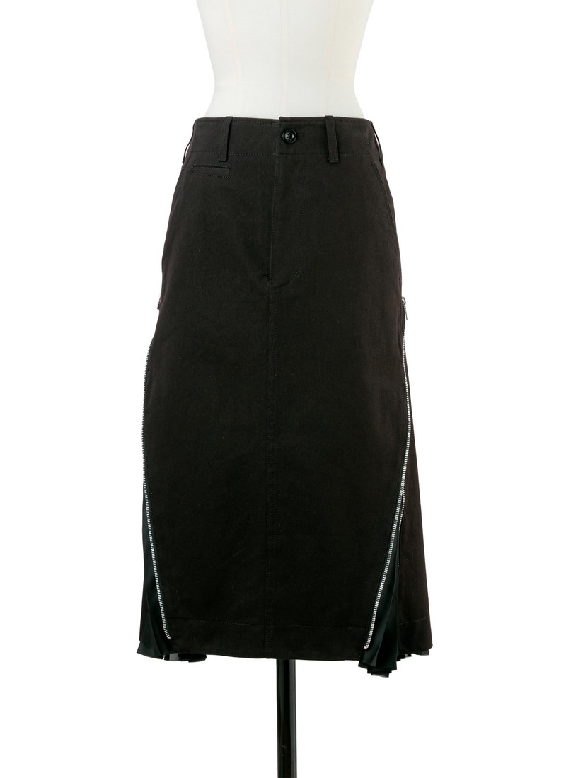 sacai Cotton Chino Skirt outlook
