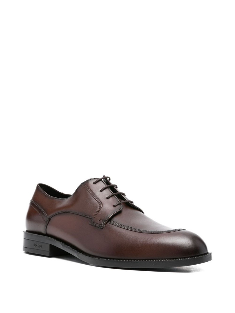 BOSS leather derby shoes outlook