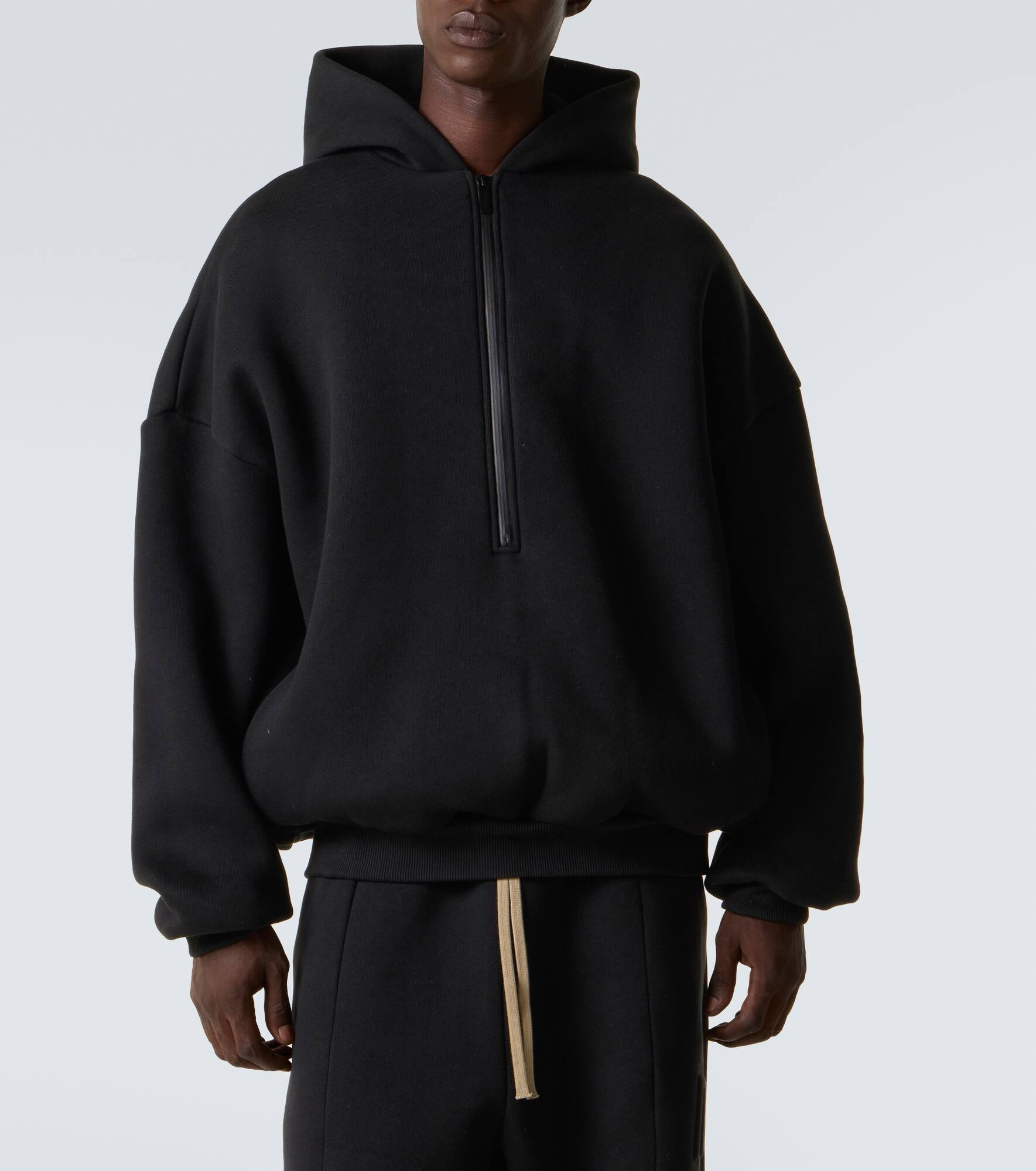 Athletic cotton-blend hoodie - 3