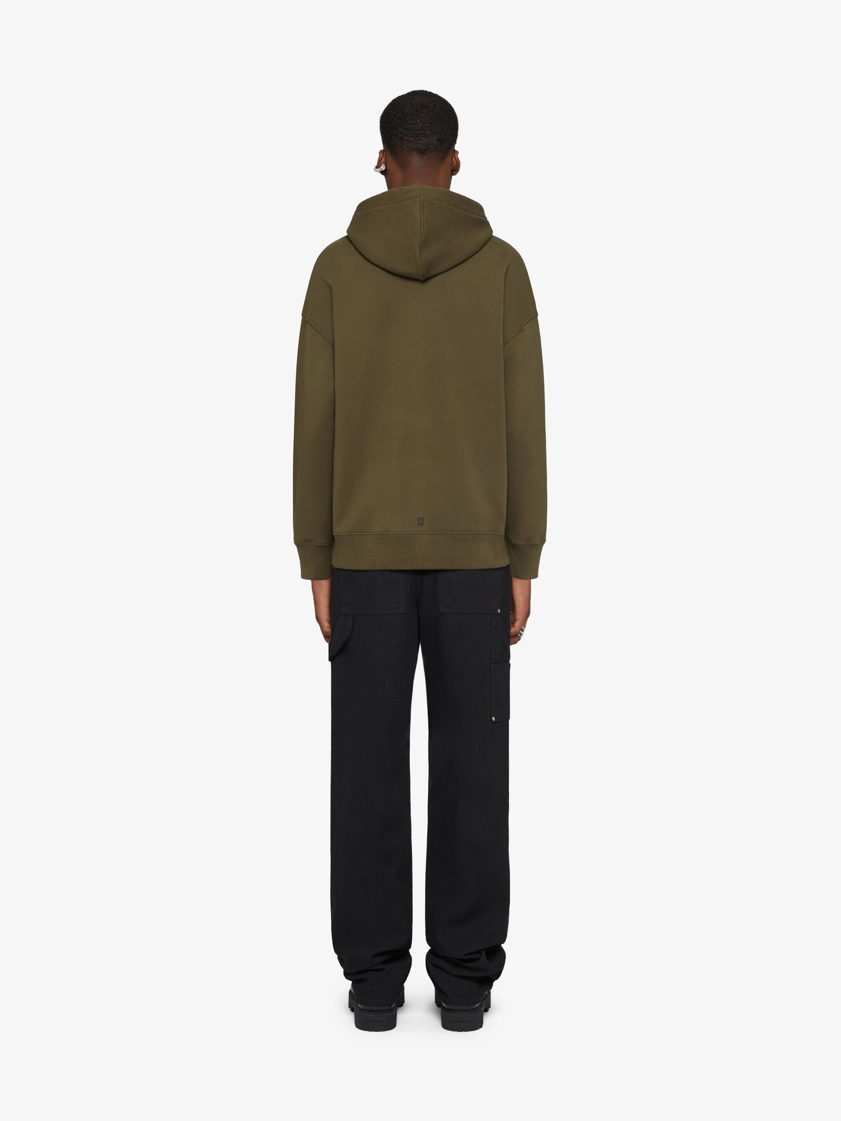 GIVENCHY ARCHETYPE SLIM FIT HOODIE IN FLEECE - 4