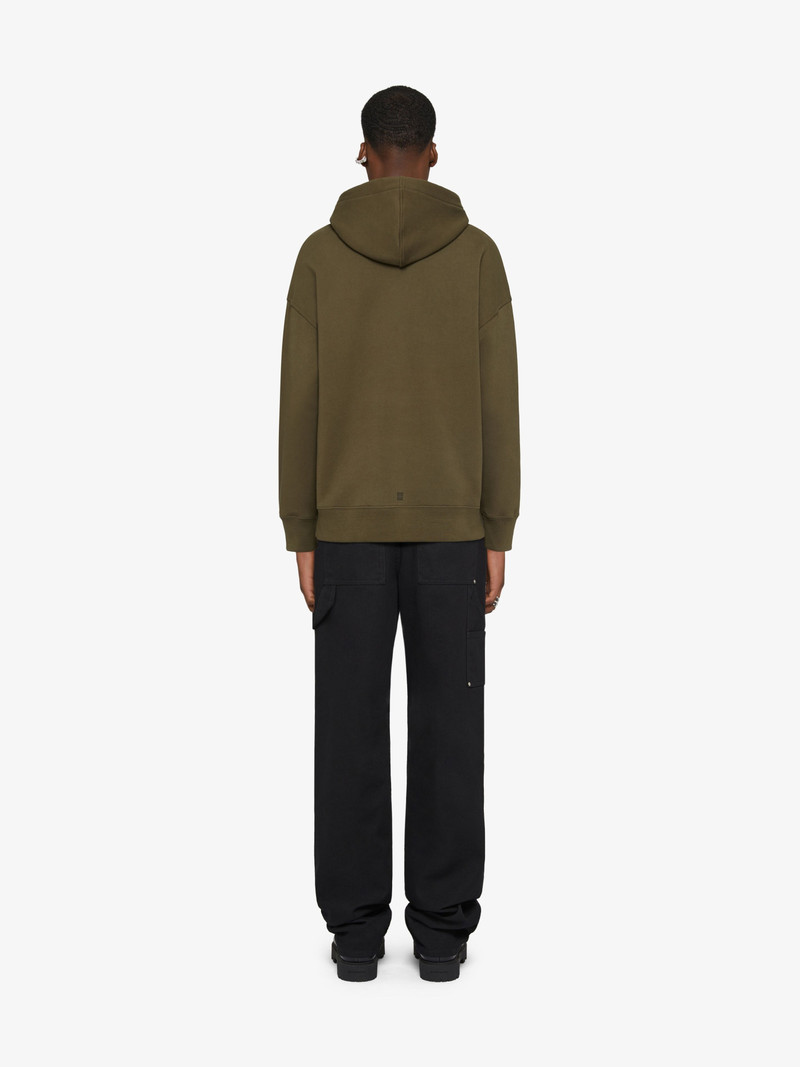 GIVENCHY ARCHETYPE SLIM FIT HOODIE IN FLEECE 4