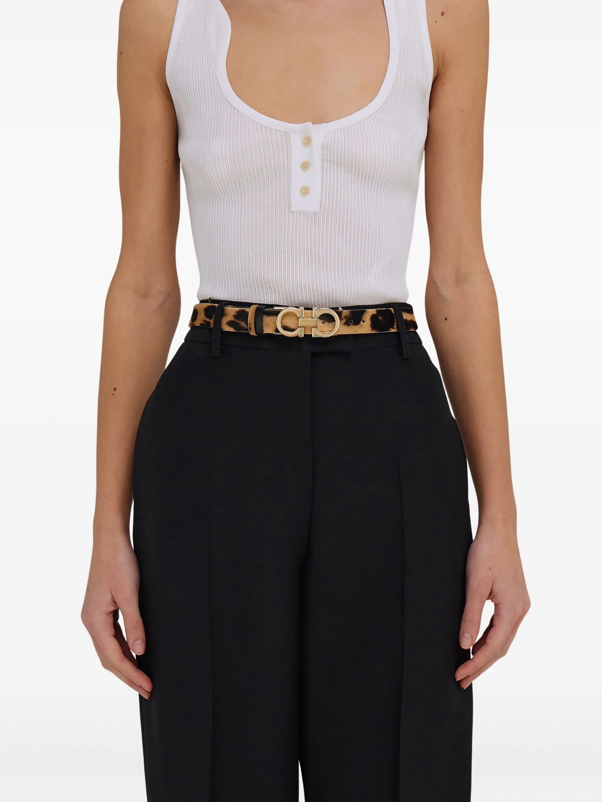 Ferragamo Adjustable Gancini Belt - 2