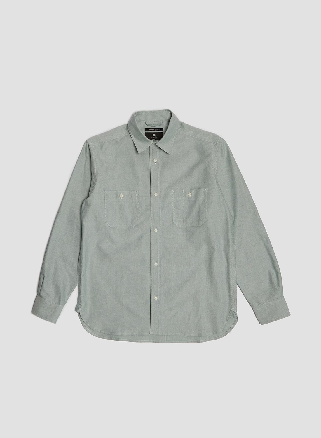 Utility Oxford Work Shirt in Green - 1