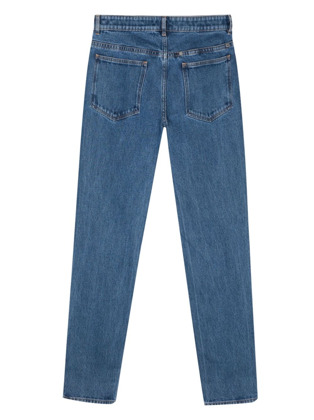logo-plaque slim-fit jeans - 2