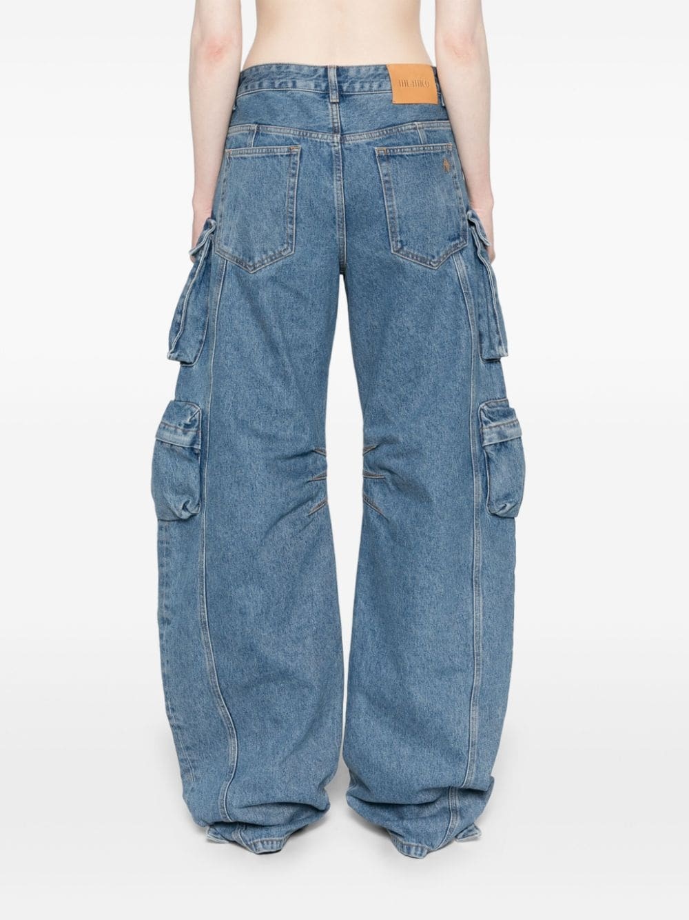 Fern wide-leg cargo jeans - 4