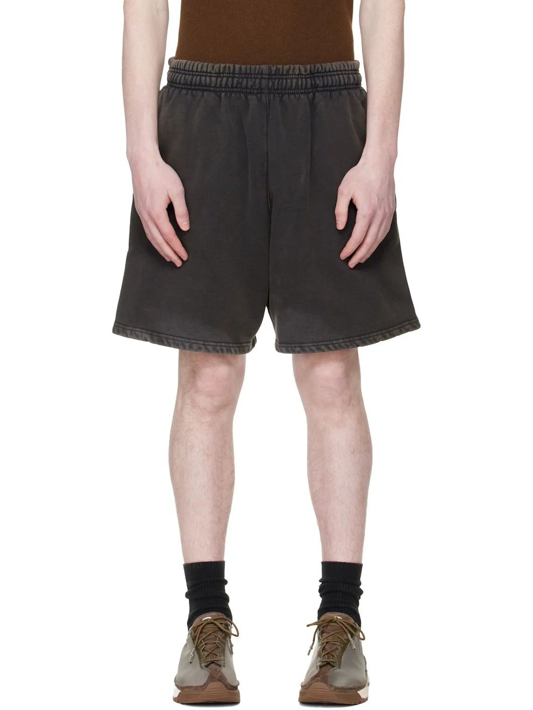 Black Standard Sweat Shorts - 1