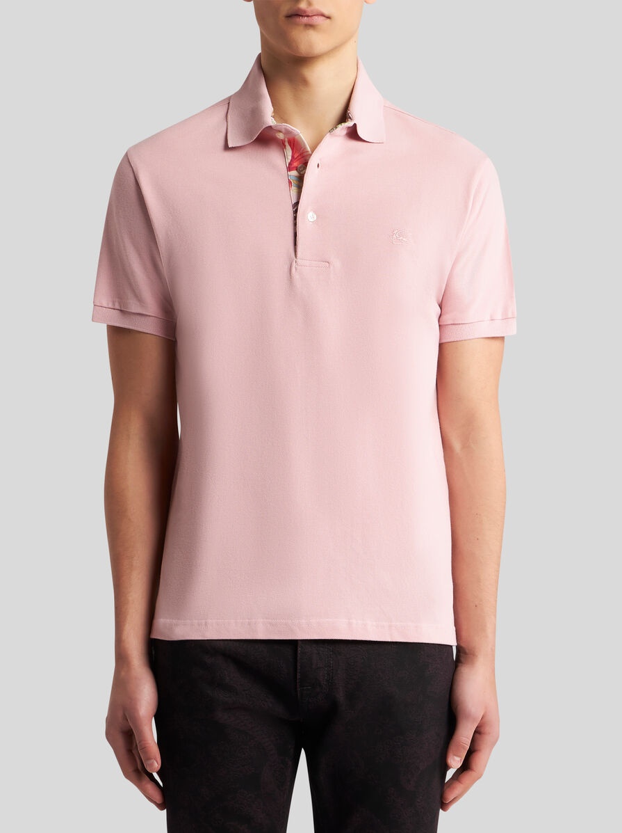 POLO SHIRT WITH EMBROIDERED PEGASO - 2