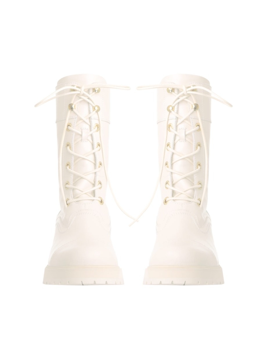 LACE UP COMBAT BOOT - 3