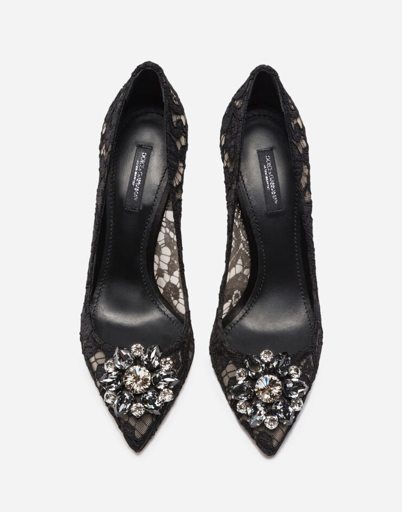 Dolce & Gabbana Pump in Taormina lace with crystals outlook