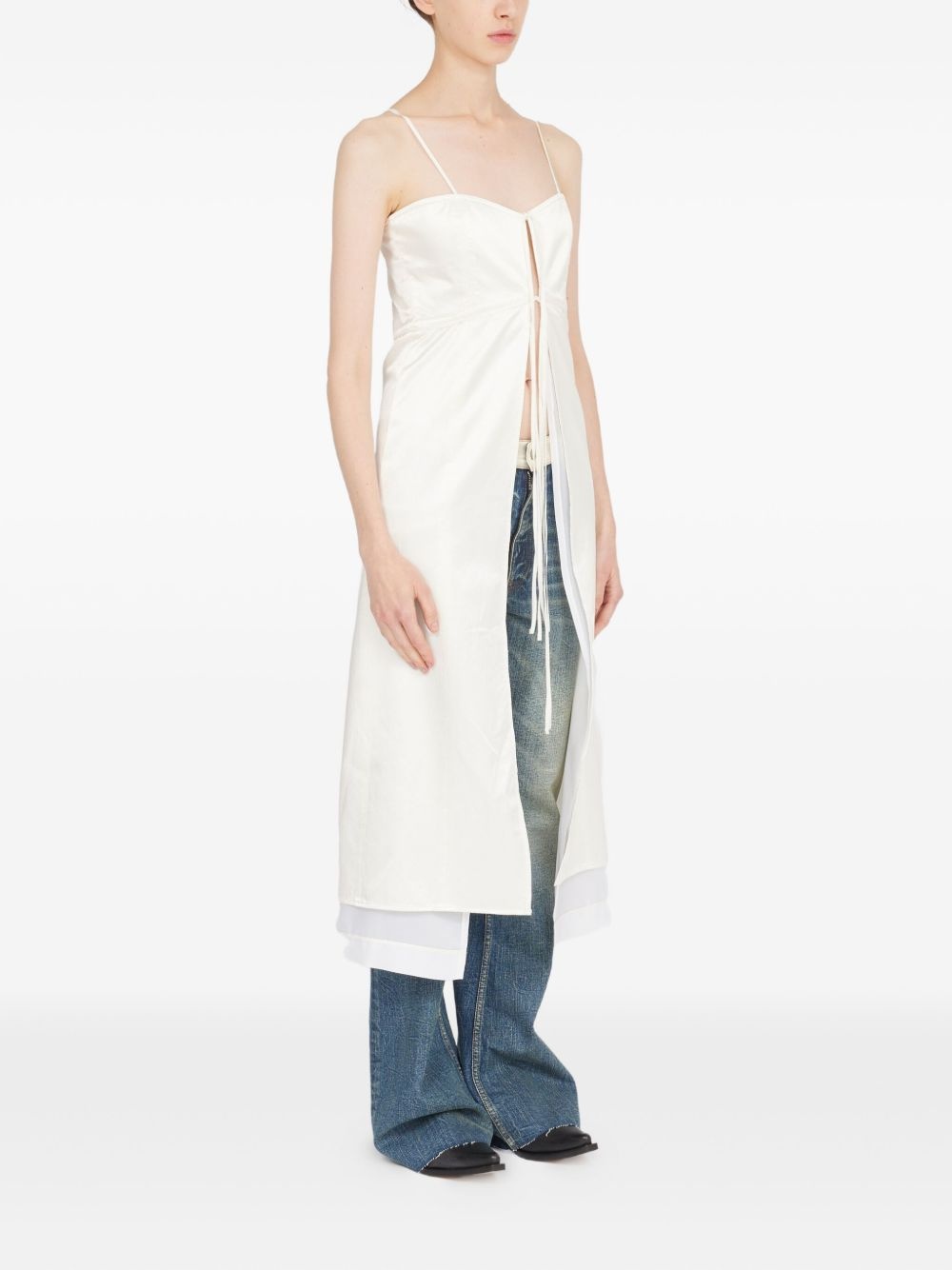 sleeveless midi dress - 3