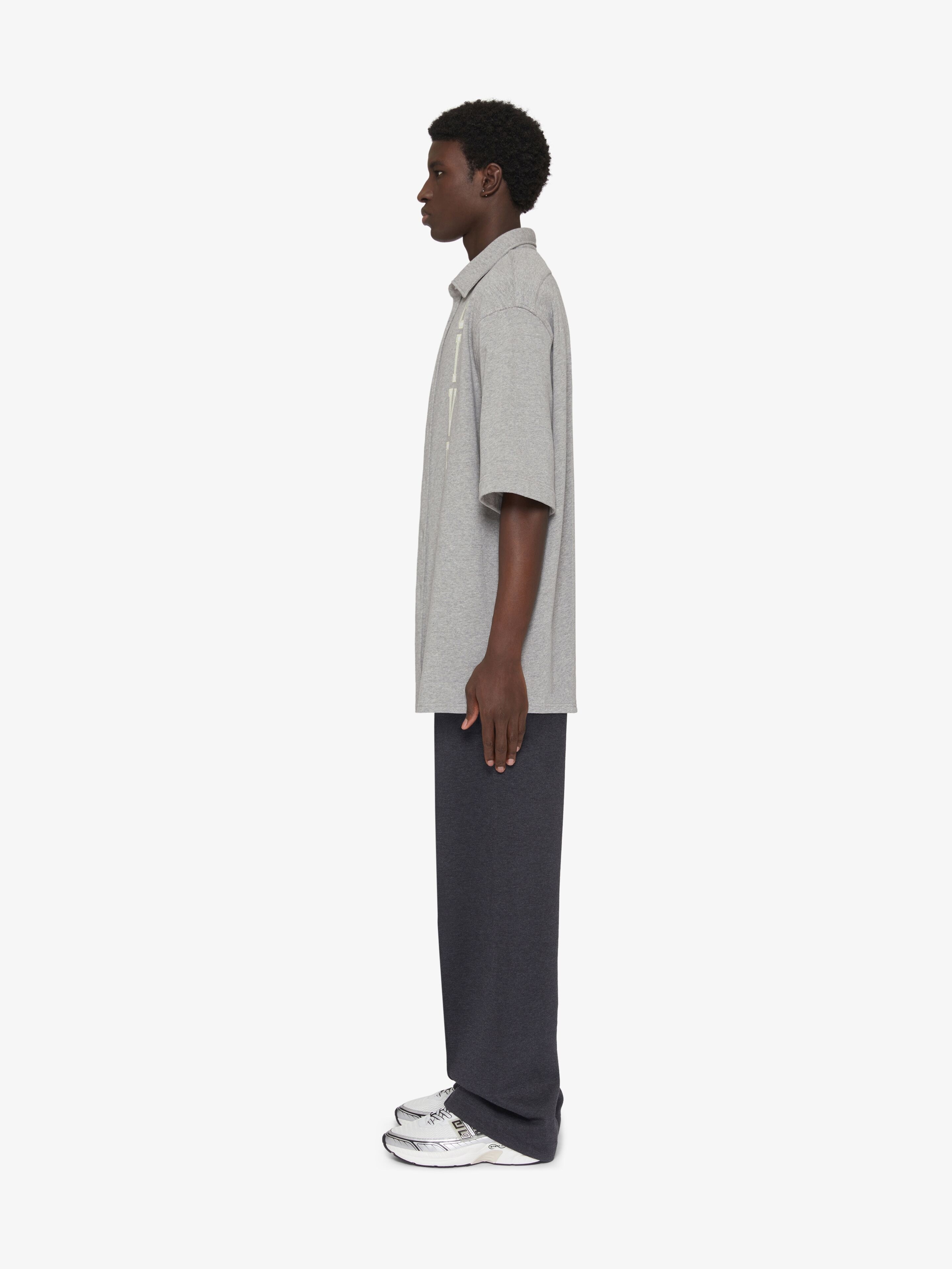 GIVENCHY COLLEGE SHIRT IN FLEECE - 3